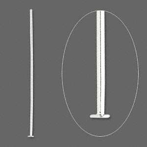 70mm Silverplated HEADPINS - sold per pack of 144