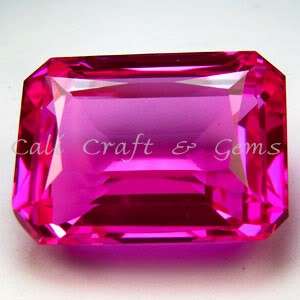 HUGE! Exceptional! 31.25 cts Natural PINK TOPAZ octagon facet (Brazil)