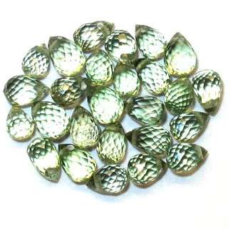 Natural SAPPHIRE drilled briolette facets (Africa) - 13 pieces available