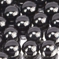 ONYX 5mm round cabochons (Brazil) - 7 pieces available