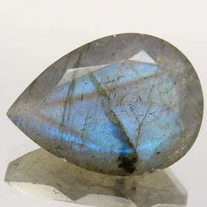 LUNCHTIME MADNESS! 18.09 cts LABRADORITE pear facet (India)