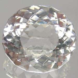 PRICE REDUCED! 29.33 cts CLEAR CRYSTAL QUARTZ fancy oval facet (Africa)