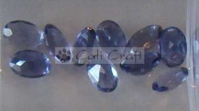 Natural IOLITE oval facets (Africa) - sold individually