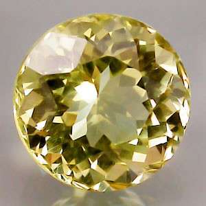 Natural 7mm Green Gold QUARTZ round facet (Brazil)