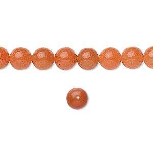 Natural RED AVENTURINE 8mm round beads