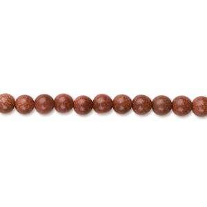 SPRING SALE ** GOLDSTONE 6mm round beads