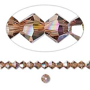 LIGHT SMOKED TOPAZ AB Swarovski 4mm bicone