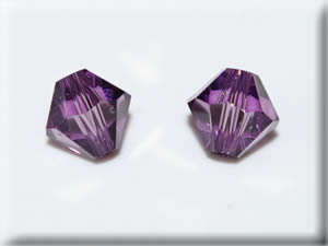 LILAC Swarovski 4mm bicone