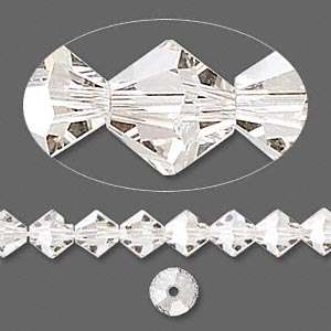 CRYSTAL SILVER SHADE Swarovski 6mm bicone