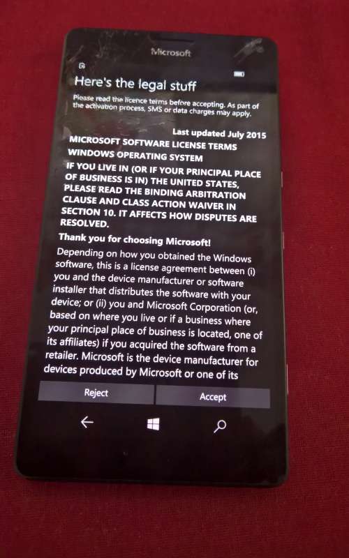White Microsoft Lumia 950 XL, LTE, Screen Cracked Body Exellent Condition, 32Gb, 3Gb Ram 20Megapixel