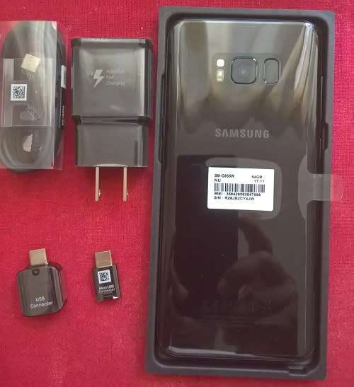 SAMSUNG GALAXY S8 PLUS 64GB MIDNIGHT BLACK (OPEN TO ALL NETWORK)