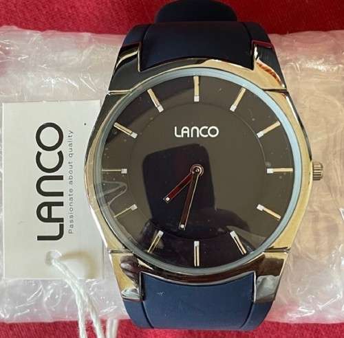 Lanco 115-3526 Men's Timepiece Rubber Strap  (NEW)