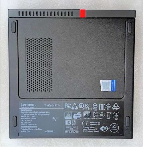 6TH Gen Lenovo Think Centre M710q Tiny Desktop, CORE i5-6400T @2.20Ghz, 500Gb HDD, 8GB Ram