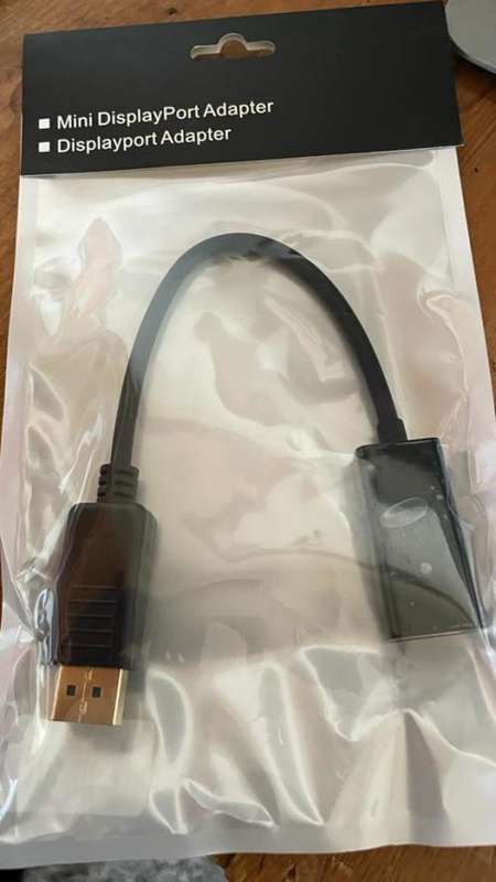 Display Port (DP) to HDMI - Adapter Black