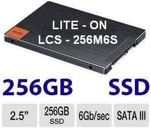LITE - ON 2.5" SSD SATA INTERNAL HARD DRIVE (256GB) BRAND NEW