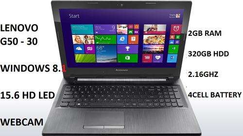 Brand New Lenovo Ideapad G5030 N2840 15.6" Intel Inside, Slim Notebook, 2GB RAM 320GB HDD,