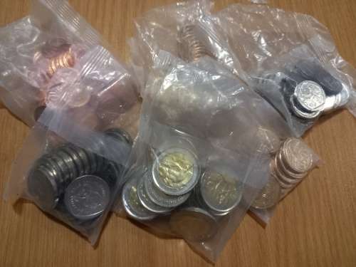 BRAND NEW 2023 SOUTH AFRICAN COIN SETS 10C - R5. FROM SEALED BANK BAGS