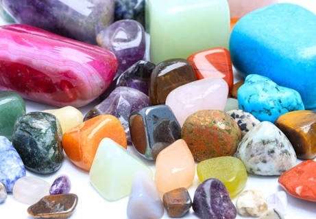Mixed Tumbled Gemstones. Scratch patch stones. R21 200g
