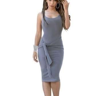 Sexy Belted Front Dress. Wear anywhere, work or play