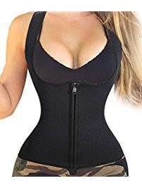 ZIP FRONT SCUBA WAIST TRAINER VEST. XS - 6XL