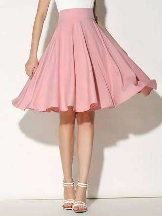 SKIRTS. SKIRT MIDI, FLARE, VINTAGE
