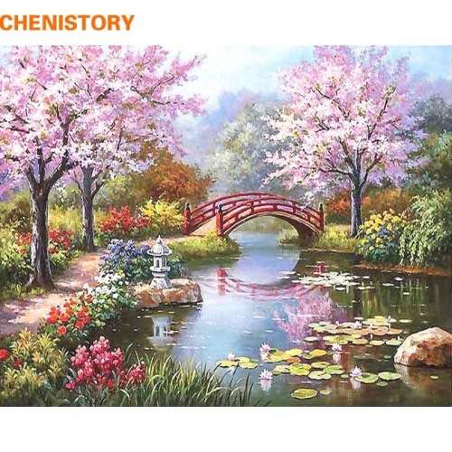DIY PAINT BY NUMBERS. CANVAS, PAINT AND BRUSHES INCLUDED.