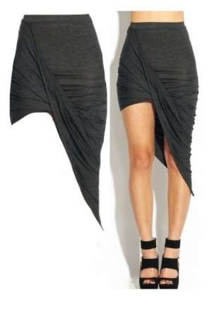 Asymmetrical draped skirt. TWO FOR R179, HURRY WHILE STOCKS LAST!
