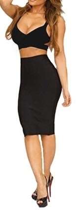 SEXY WRAP-OVER PENCIL SKIRT SUIT . HURRY!