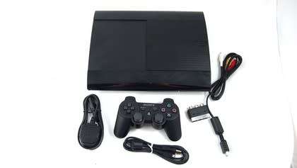 PS3 SUPER SLIM 12GB WITH 1CONTROLER AND CABLES
