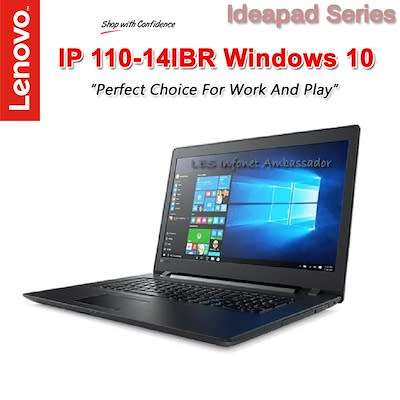 Lenovo Ideapad 110 - quad core 6th gen - 2 GB Ram - 1TB HDD (14")