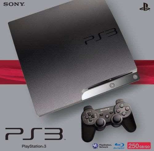 PlayStation 3 slim 250gb console with 1controller and cables - Great deal!