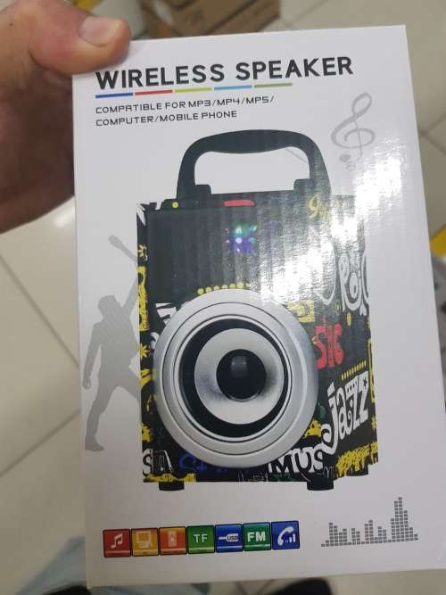 WIRELESS SPEAKER KBQ-03A  _Bluetooth, FM Radio, TF/ SD Card,  USB, AUX!! GREAT DEAL!!