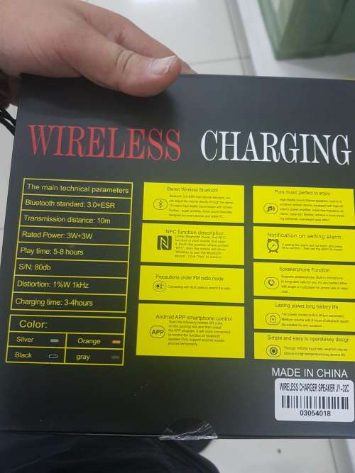 NEW Aodasen jy-32C +wireless charging Bluetooth FM Radio Alarm clock (SEALED) LOCAL STOCK!!