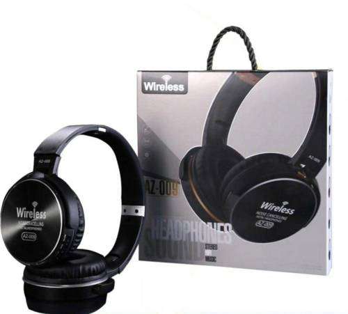 Headphone Wireless Noise Cancelling - AZ-009 - Black-  DEALS!!