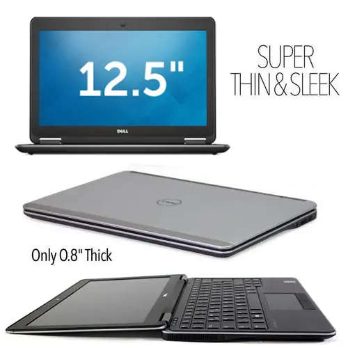 DELL LATITUDE E7240- (12.5") CORE i5-4200U, 4GB DDR3 RAM,128GB SSD HDD!!!