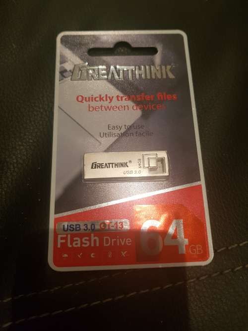 GREATTHINK GT-13 64GB USB 3.0" FLASH DRIVE (METAL) - GREAT DEALS!!