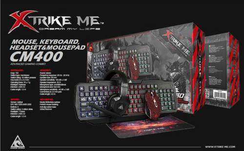 NEW XTRIKE ME CM-400 RGB KEYBOARD AND MOUSE GAMING COMBO