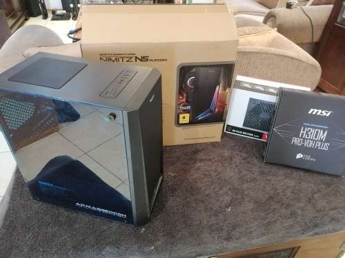 ARMAGGEDDON NIMITZ N5 AURORA Hexa Cores i5 9400f, 16GB DDR4 RAM, 256GB SSD+ RX570 4GB!!