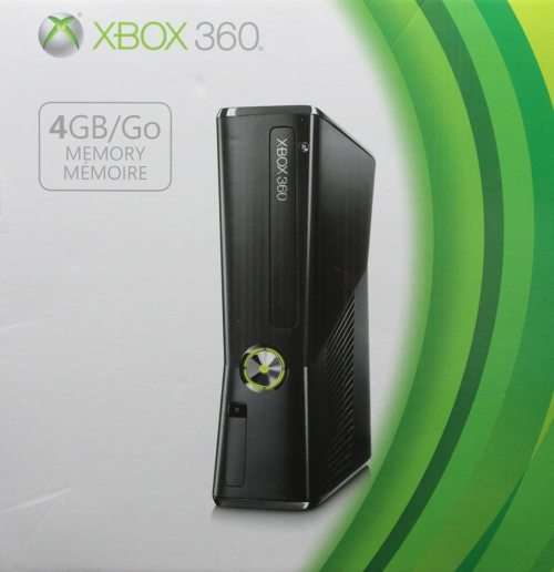 XBOX 360 SLIMCONSOLE (4GB) 1CONTROLLER AND CABLES - GREAT DEAL