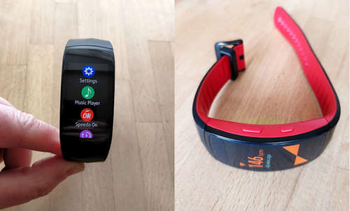 SAMSUNG GEAR FIT PRO2 RED IN THE BOX WITH CHARGER - GREAT DEALS!!