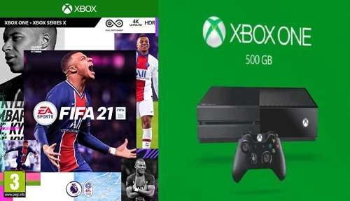 XBOX ONE 500GB WITH FIFA 21 & 1XController & Accessories- AMAZING DEAL