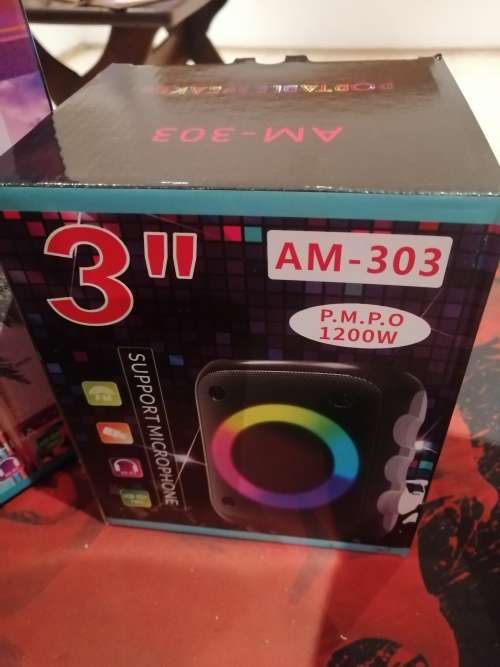 LED Bluetooth Speaker AM-303  (SEALED) LOCAL STOCK!!