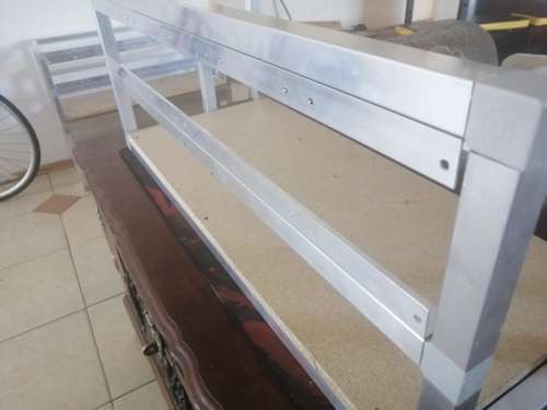 aluminum mining frame 6x slots..860mm x 340mm X 350mm (with fan rail)!!