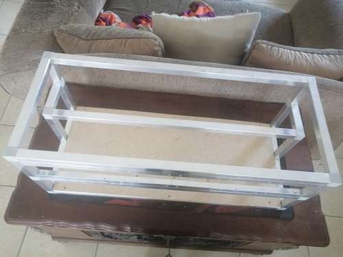aluminum mining frame 6x slots..860mm x 340mm X 350mm (with fan rail)!!