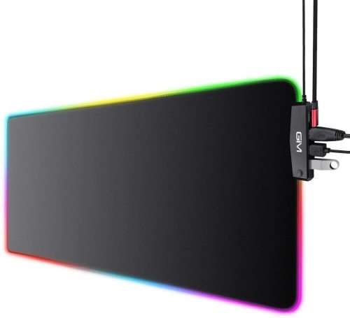 4x usb & led light gaming mouse pad large (80cm X 30cm X 4mm) -pro gaming series!!