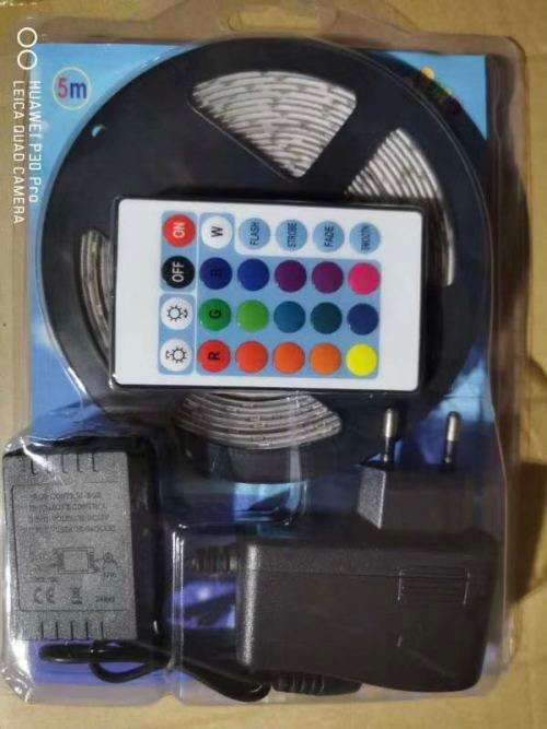 led strip 2835 rgb with remote - 5m