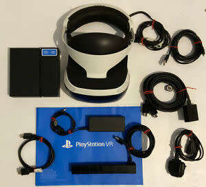 Playstation 4 - vr headset combo - including cables with camera