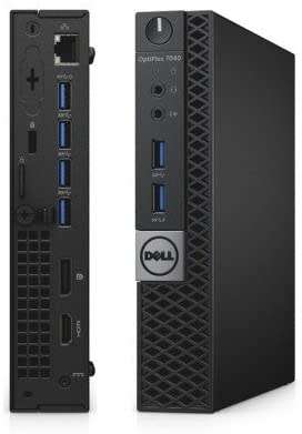 Dell OptiPlex 7040 Micro Tower Desktop Computer, Intel Core i5-6500T, 8GB DDR4, 128gb ssd Hard Drive