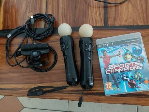PS3 MOVE BUNDLE (2X MOVE CONTROLERS) 2# -GREAT DEALS!!
