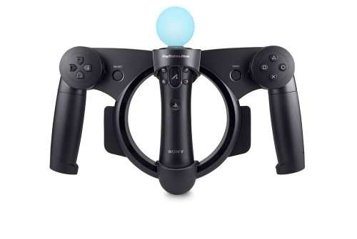 PS3 RACING MOVE BUNDLE (1X MOVE CONTROLER 1X STEERING WHEEL)-GREAT DEALS!!